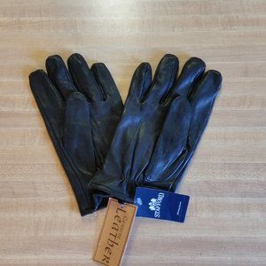 Stafford Men's Black Genuine Leathers -- Large